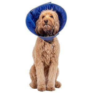 Calm Paws Dog Caring Soft Collar W/Calming Disk (Medium) Neck Size 12"-16" NEW